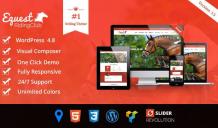 Equestrian - Horses and Stables WordPress Theme 