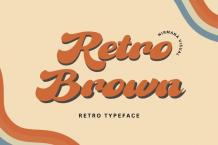 Retro Brown Font Free Download OTF TTF | DLFreeFont