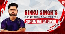 Rinku Singh&#039;s Journey From A Sweeper To A Superstar Batsman - Vision11 Blog