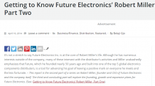 Robert G. Miller& Future Electronics treated employees as part of big family
