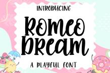 Romeo Dream Font Free Download OTF TTF | DLFreeFont