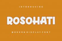 Rosohati Font