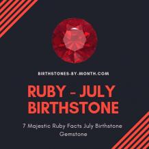 7 Majestic Ruby Facts July Birthstone Gemstone - Birthstones By Month