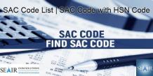 SAC Code in GST