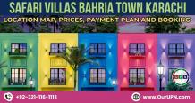 Safari Villas Bahria Town Karachi Location | Map | Payment Plan