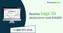 Steps to Resolve Sage 50 Decline Error Code 000005 - AccountXpert