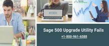 When I Updated Sage 500, I was Facing Sage 500 Upgrade Utility Fails