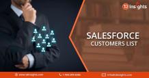 salesforce CRM Customers list