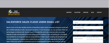 Salesforce Sales Cloud Users Email List
