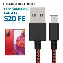 Samsung S20 FE Braided Charging Cable | Mobile Accessories