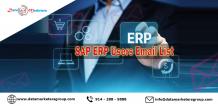 SAP ERP Users Mailing List | Data Marketers Group