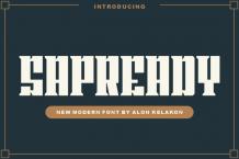 Sapready Font Free Download OTF TTF | DLFreeFont