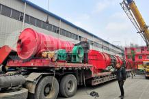 Sawdust Charcoal Machine Shipped to Russia - Project
