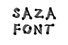 Saza Font Free Download OTF TTF | DLFreeFont