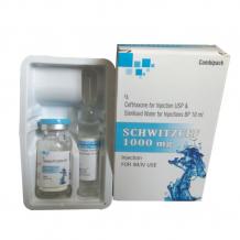 Schwitzcef Injection, Ceftriaxone For Injection Usp 1000 Mg - Schwitz Biotech