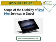 Scope of the Usability of iPad Hire Services in Dubai