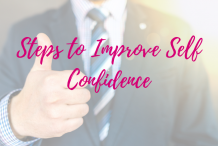 steps to improve self confidence