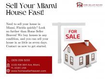 Sell Your House Fast In Miami FL