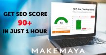 How to increase website seo score online | Makemaya