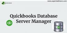 QuickBooks Database Server Manager - Setup, Install and Update