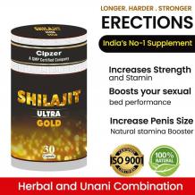 Cipzer Shilajit Ultra Gold Capsule removes any kind of s*xual weakness & improves sperm quality in men.