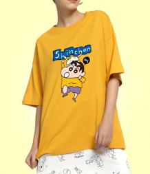 Shinchan Cartoon T-shirt | Shinchan Comic Tee | Shianchan Merchandise in India | Oye Monkey