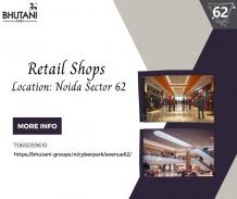 retail shops in 62 avenue noida