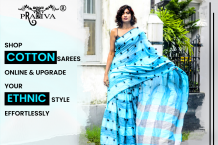 Shop cotton sarees online and upgrade your ethnic style effortlessly