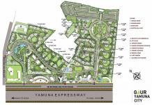 Gaur Yamuna City Site Plan