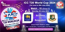 Sri Lanka vs Bangladesh ICC T20 World Cup 2024 Live - cricwindow.com 