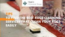 Rugs Cleaning Services