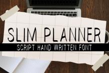 Slim Planner Font Free Download OTF TTF | DLFreeFont