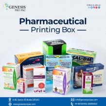 Pharmaceutical box printing manufacturer in Noida | Genesis Pro Pac