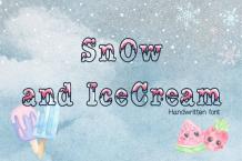 Snow and Icecream Font Free Download OTF TTF | DLFreeFont