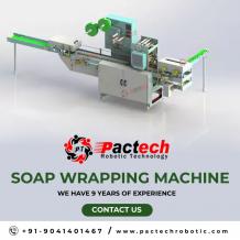 High Speed Soap Wrapping Machine, Toilet Soap Wrapping Machine, India &#8211; Pactech Robotic Technology
