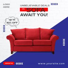 Poster for Sofa Sale Up To 40% OFF Unbelievable Deals on Sofas Await You!