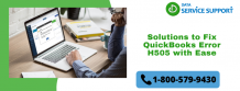 Reasons and Solutions to fix the QuickBooks error H505