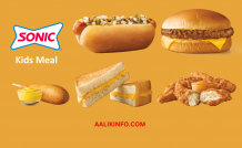 Sonic Kids Meal Menu - AalikInfo