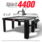 STV®CNC SparX™ 4400 Plasma Table - 4X4 Plasma Table Online | STV CNC Automation Solutions