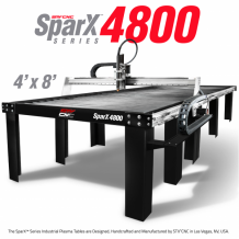 STV®CNC SparX™ 4800 Plasma Table - 4x8 Plasma Cutting Table Online | STV CNC Automation Solutions