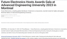 Specialist Advanced Engineer of the Year distinguished by Future Electronics