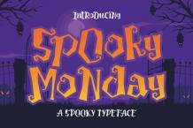 Spooky Monday Font Free Download OTF TTF | DLFreeFont