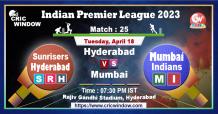 IPL Hyderabad vs Mumbai live score and Report