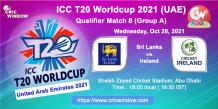 ICC T20 worldcup Sri Lanka vs Ireland match centre - cricwindow.com 