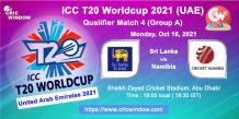 ICC T20 worldcup Sri Lanka vs Namibia match centre - cricwindow.com 