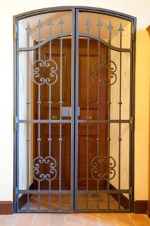 Gate Manufacturers In Chennai, Automatic Sliding Gate,Motorized Sliding Gate,s.s with wooden main gate -  MM Craft