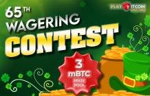 Try your luck in the 65th Wagering Contest - Play Bitcoin Games Blog