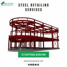 Staircase Handrail Detailing - Structural Steel Design Services - Tekla Structures Steel Detailing - Tekla Steel Detailing