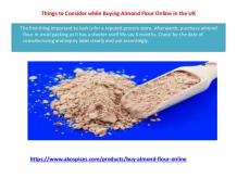 Stop Eating Wheat Flour by Buying Almond Flour Online UK 