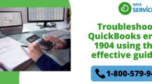 Hire the Top Best Guide for fix the QuickBooks error 1904 